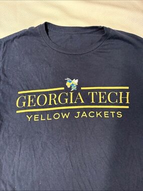 Georgia Tech Yellow Jackets Navy & Yellow Tee - Small